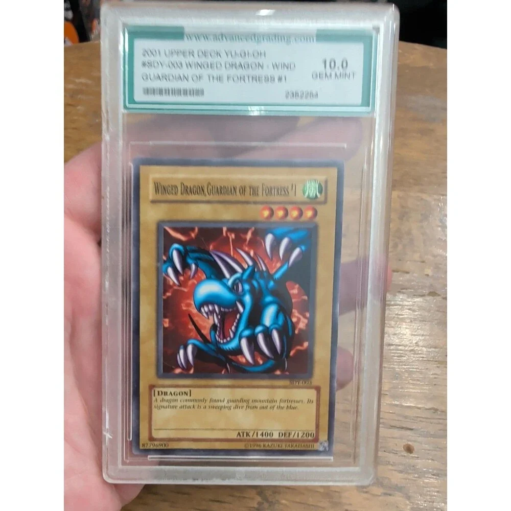 Yu-Gi-Oh - Winged Dragon Guardian of the Fortress #1 SDY-003 1st Edition Graded
